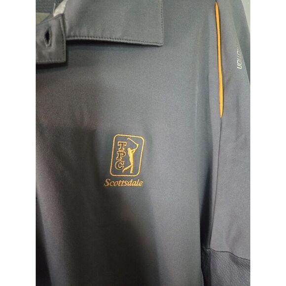 Adidas Men's Gray Climacool TPC Scottsdale Short Sleeve Polo Size large - Picture 6 of 9